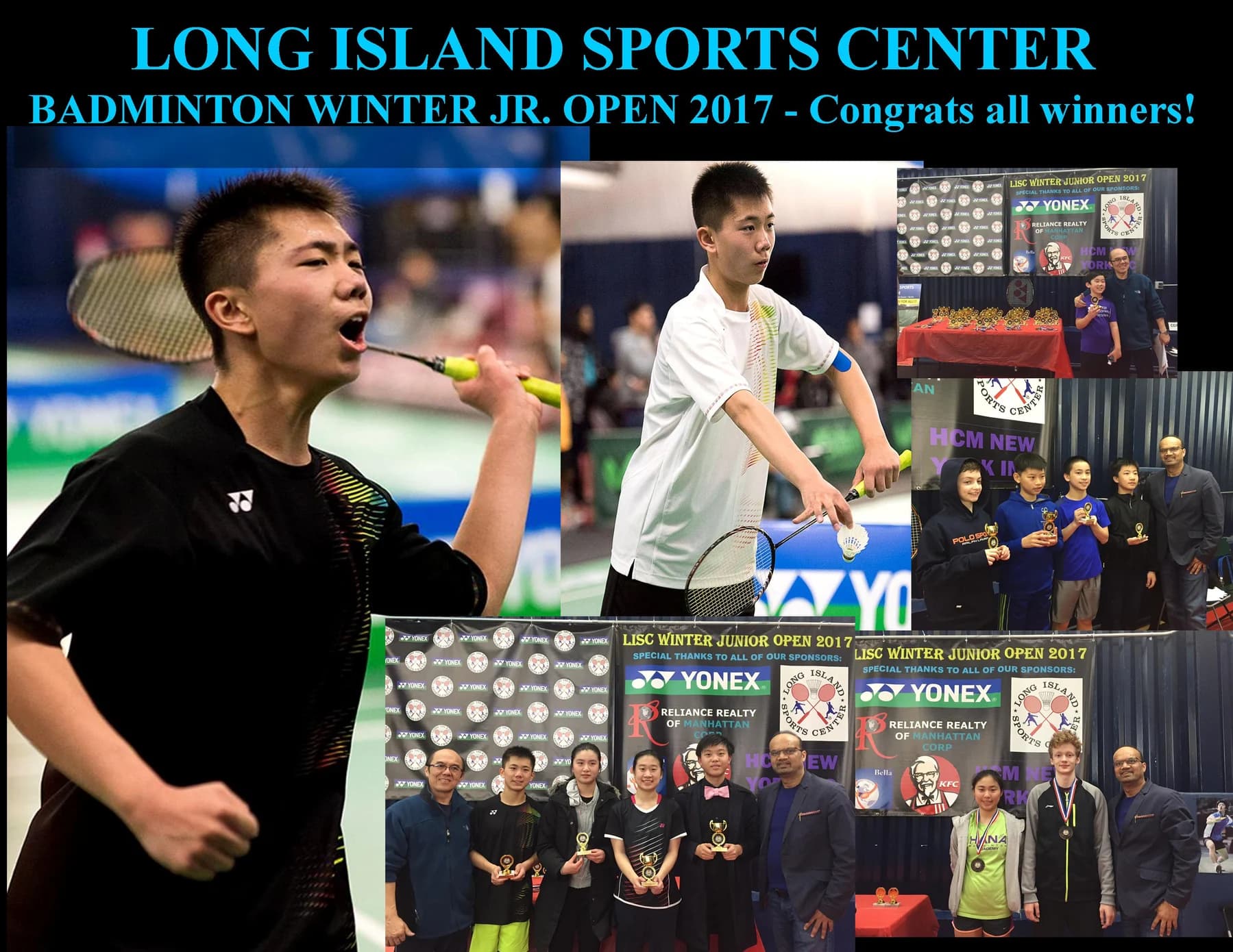 LISC winter junior open champions